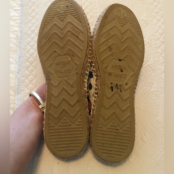 French Country Vintage Espadrille Slides Provincial Pierre Deux - Picture 3 of 5